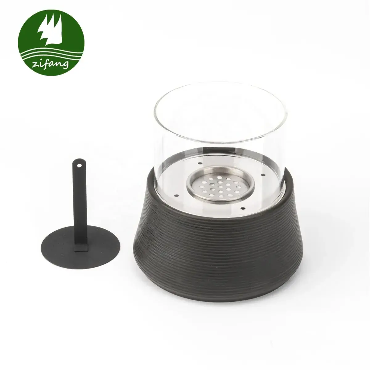 High-Quality Factory Export Windproof Portable Bioethanol Desktop Fireplace Desktop Fire Bowl Biofuel Fire Pit