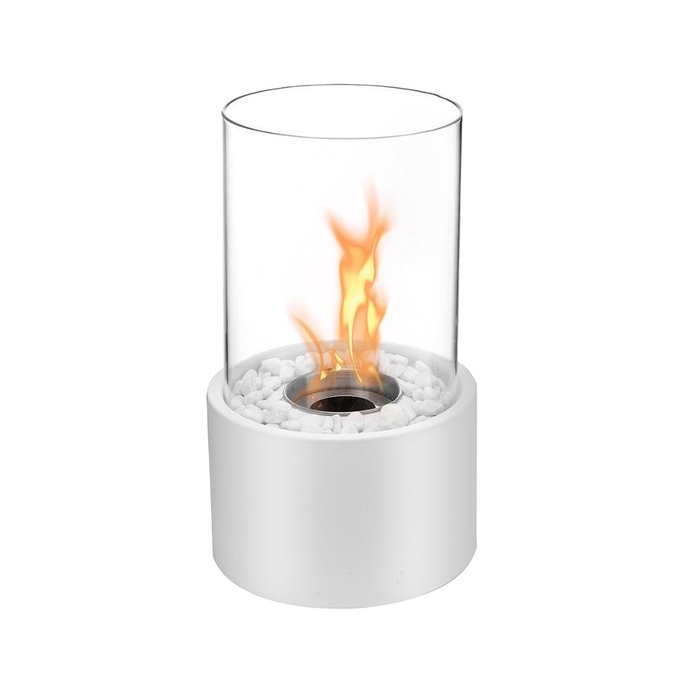 Factory Wholesale Decoration Heater Multiple Styles Modern Glass Round Table Bio Ethanol Fireplace