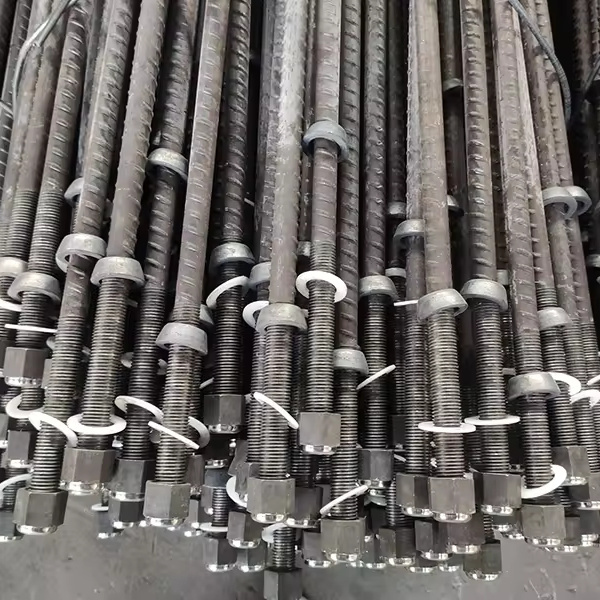 Hebei manufacture mining left-handed resin anchor rock bolt wholesale left hand rock bolt