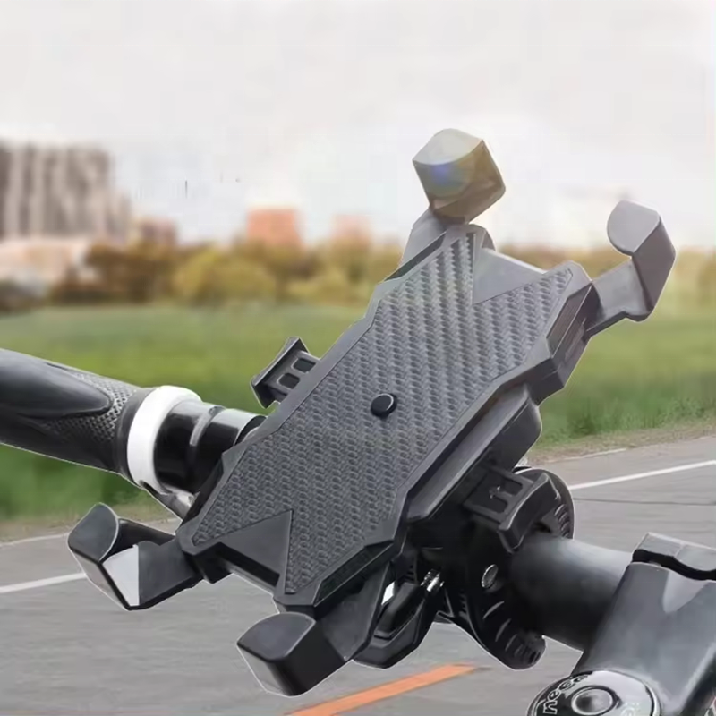 High Quality Adjustable Bicycle Silicon Phone Holder Cellphone Mount Bracket Phone Holder Motorcycle Bike Quad Lock Phone Holder