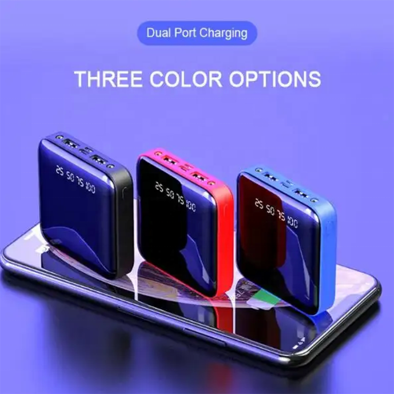 Multi Charger Micro Usb Dual Output Ports Powerbanks Charger External Battery Power Station Portable Battery Chargers With LED