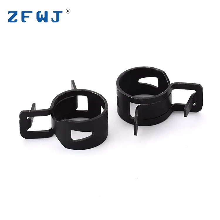 Stainless steel galvanized quick release band clips black pipe clamp