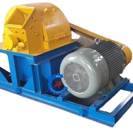 Diesel Wood Shaving Chipper Grinder Machine Wood Branch Hammer Mill Crusher For Sawdust Powder