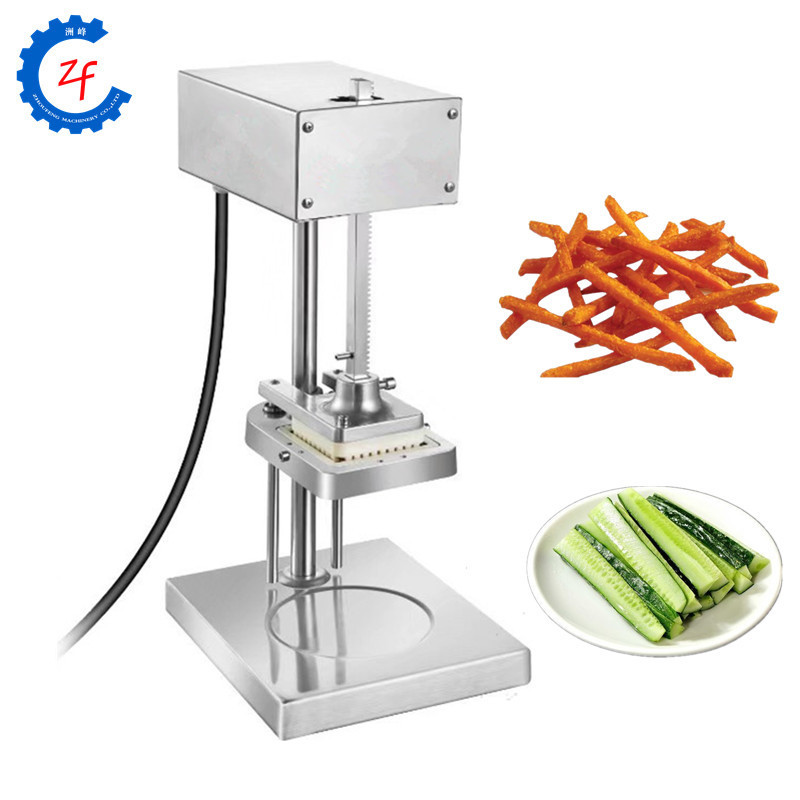 Electric french fries cutting machine automatic potato chips cutter