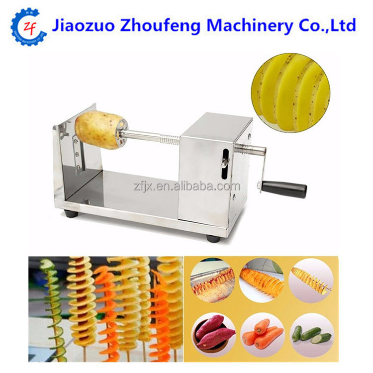 Potato processing machinery tornado spiral potato cutter cutting machine