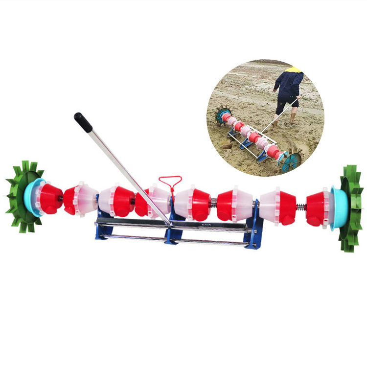 Hand Push Paddy Rice Seed Planter/Rice Seed Drilling Machine