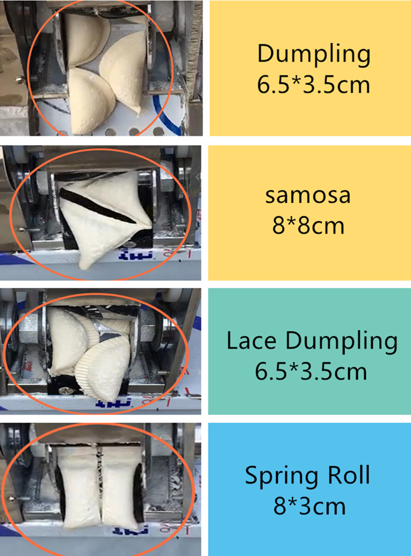 Automatic Mini Food Dumpling Spring Roll Machine