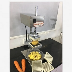 304 stainless steel Commercial Electric Potato Chipper and Vegetable fruit Cutter machine