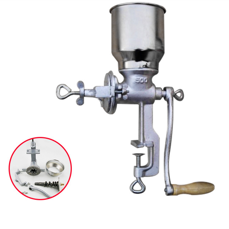 500# low hopper cereal grinder manual corn grinder