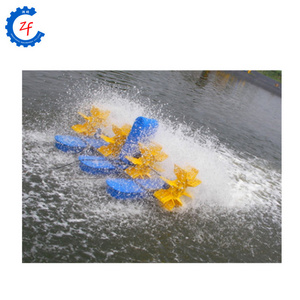 380v 220v waterwheel paddle wheel aerator for fish pond surface floating aerator