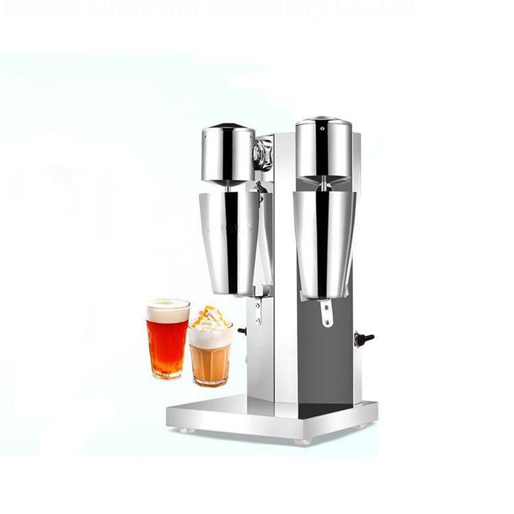 Double Head Milk Shake Equipment Drink Mixer Frappe Milkshake Machine