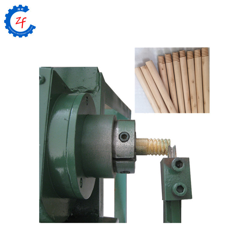 Top quality screw machine for round rod cutter, wood stick thread trimming machine