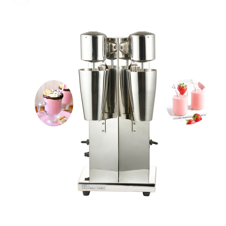 Double Head Milk Shake Equipment Drink Mixer Frappe Milkshake Machine