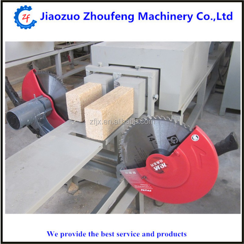 Compress wood sawdust hollow block wood pallet leg making machine