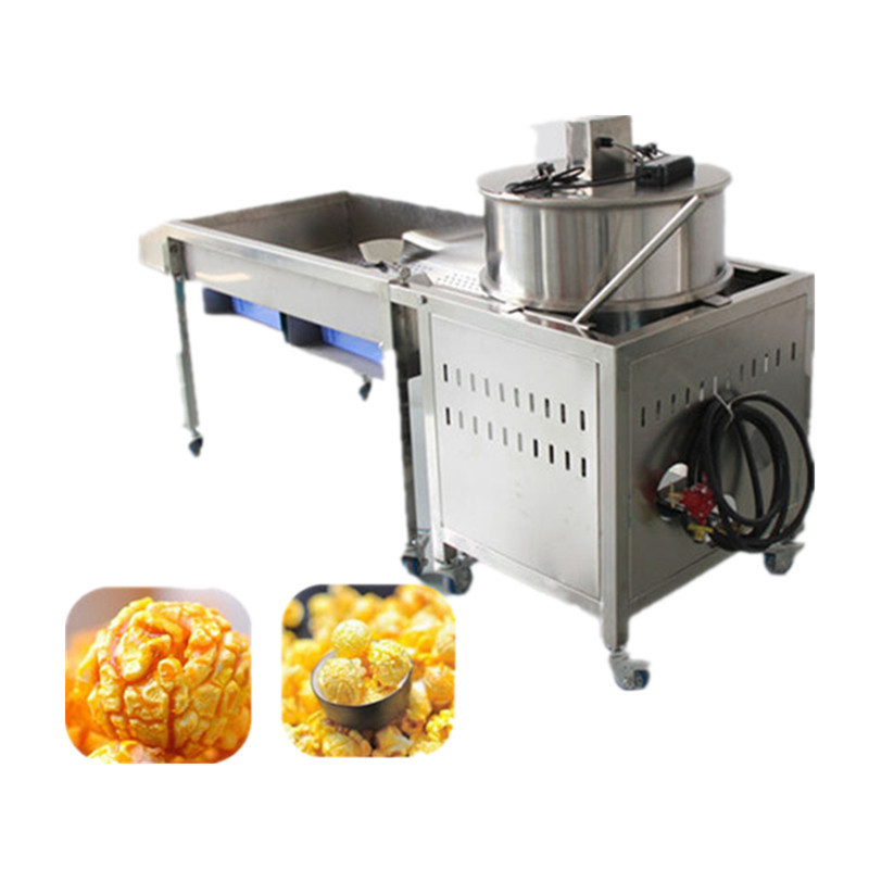 Caramel popcorn making machine Cretors hot air popper corn puff snacks food machine