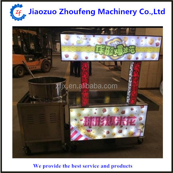 Caramel popcorn making machine Cretors hot air popper corn puff snacks food machine