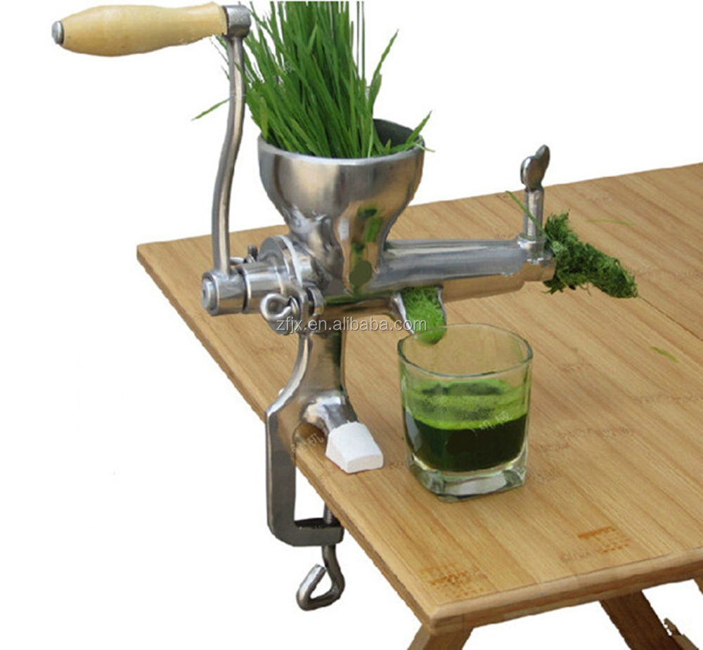 Home use manual organic green wheatgrass juicer