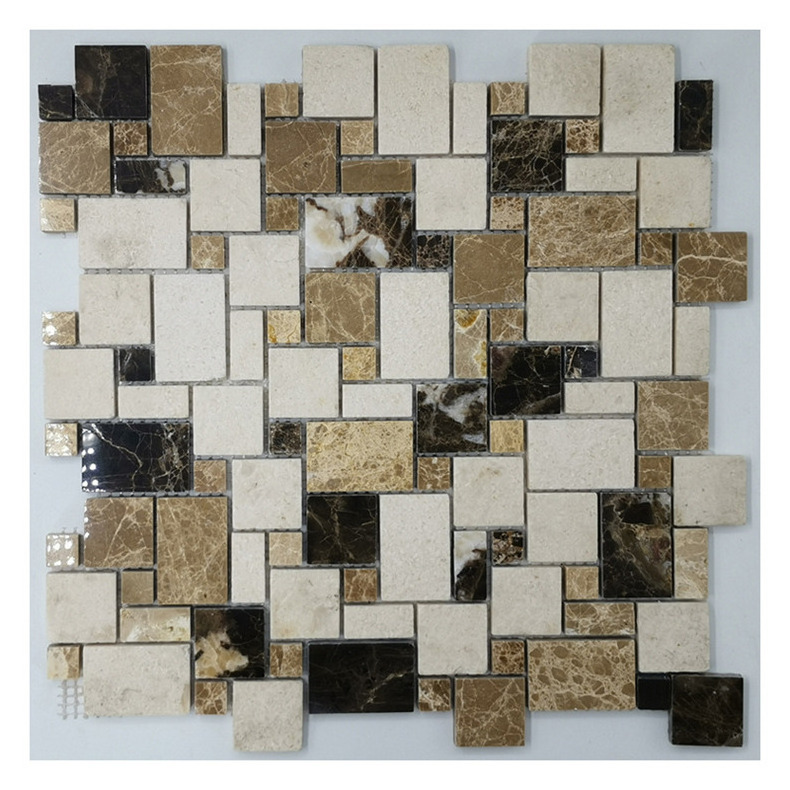 ZF Black natural hexagon stone mosaic tile hexagon mosaic tile wall and floor decor