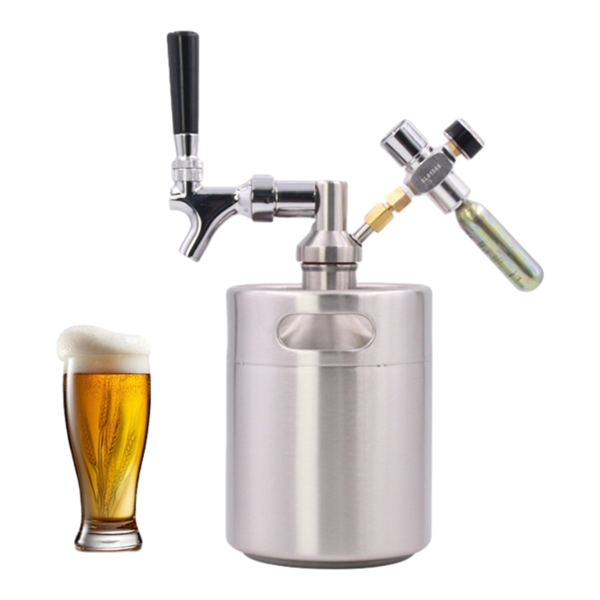 2l 3.6l 4l 5l 10l Keg Beer US Barrel Dispenser Stainless Steel D Type Mini Keg Empty Barrel Beer Keg