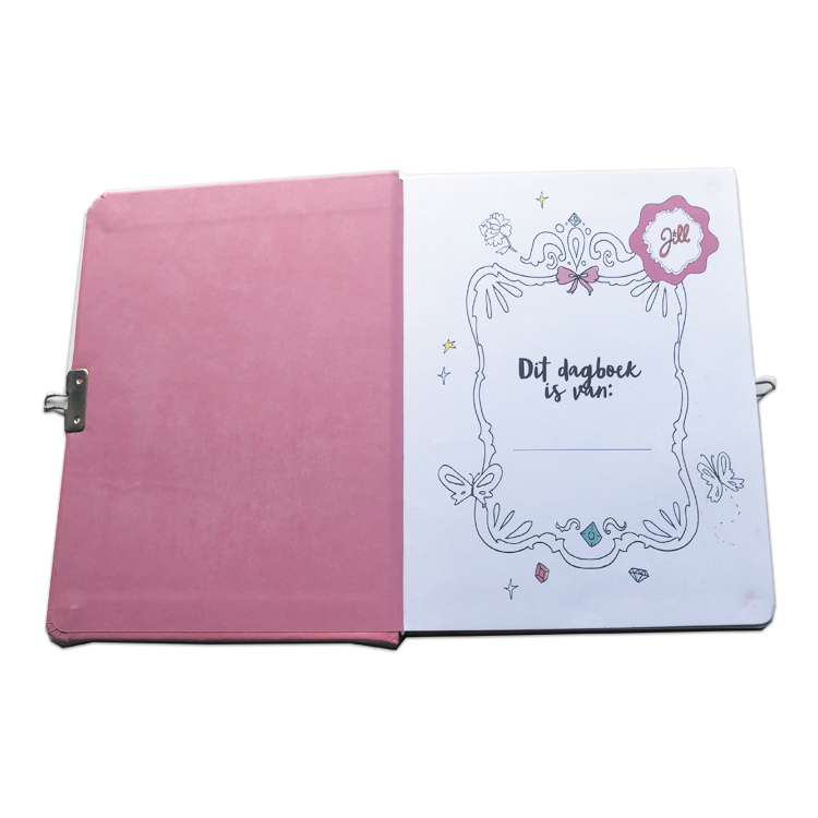 custom printing girl's diary book with lock