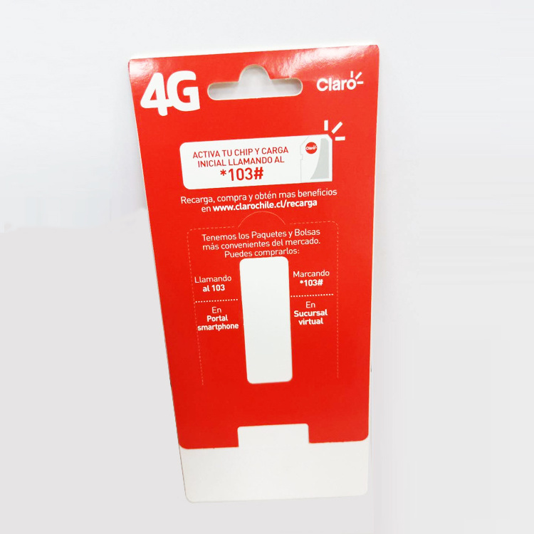 custom 5G SIM card packaging