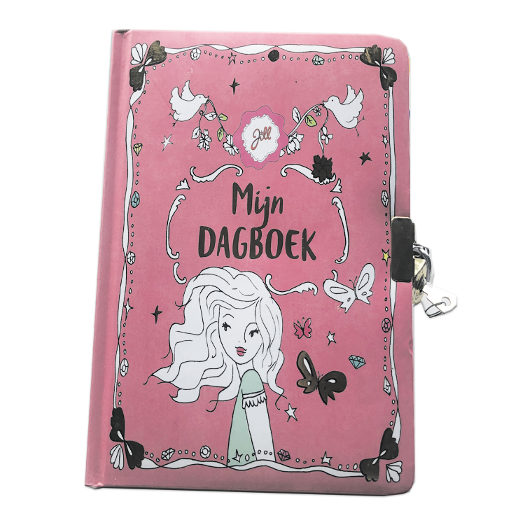 custom printing girl's diary book with lock