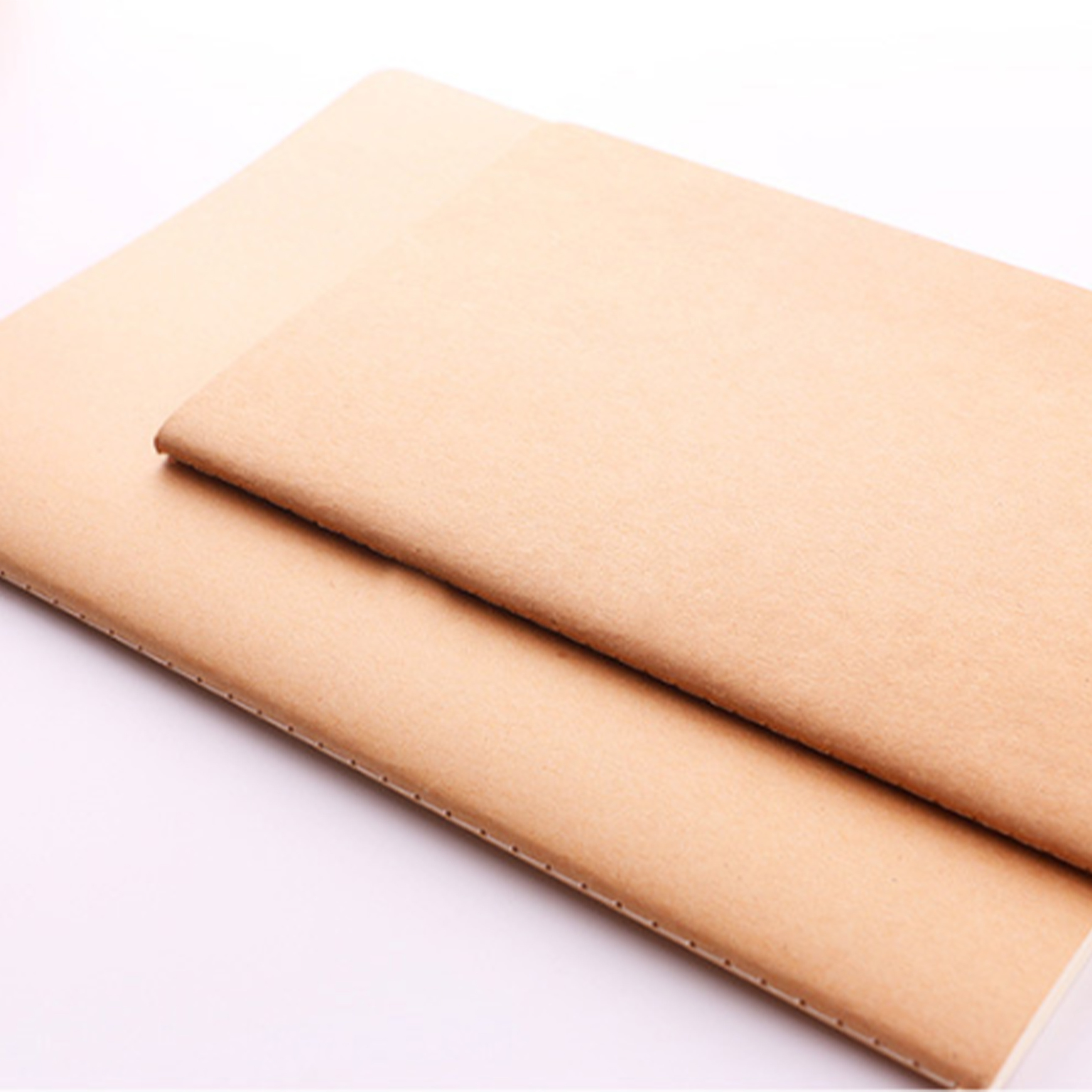 Kraft Paper Notebook Line Book Custom Student Notes stapled Diary Exercise school supplies wholesale Kraft NoteBook