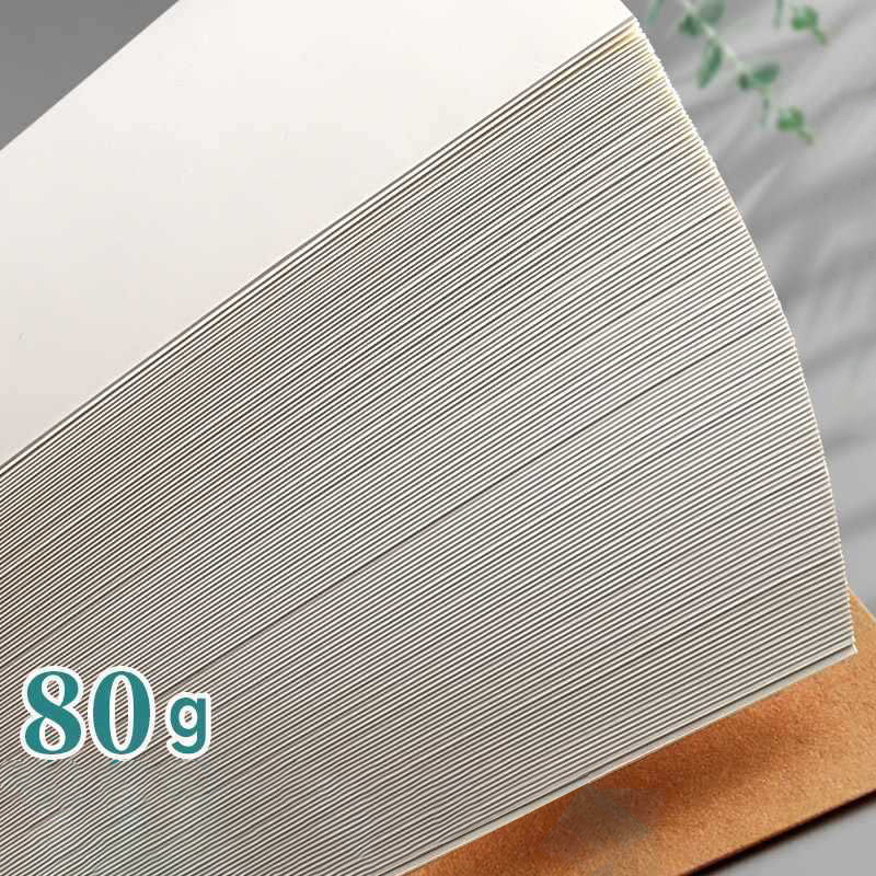 A4 B5 A5 Thread Binding 256 Pages Ultra Thick Kraft Paper notebook hardcover college Ruled Exercise Book For Students Journal