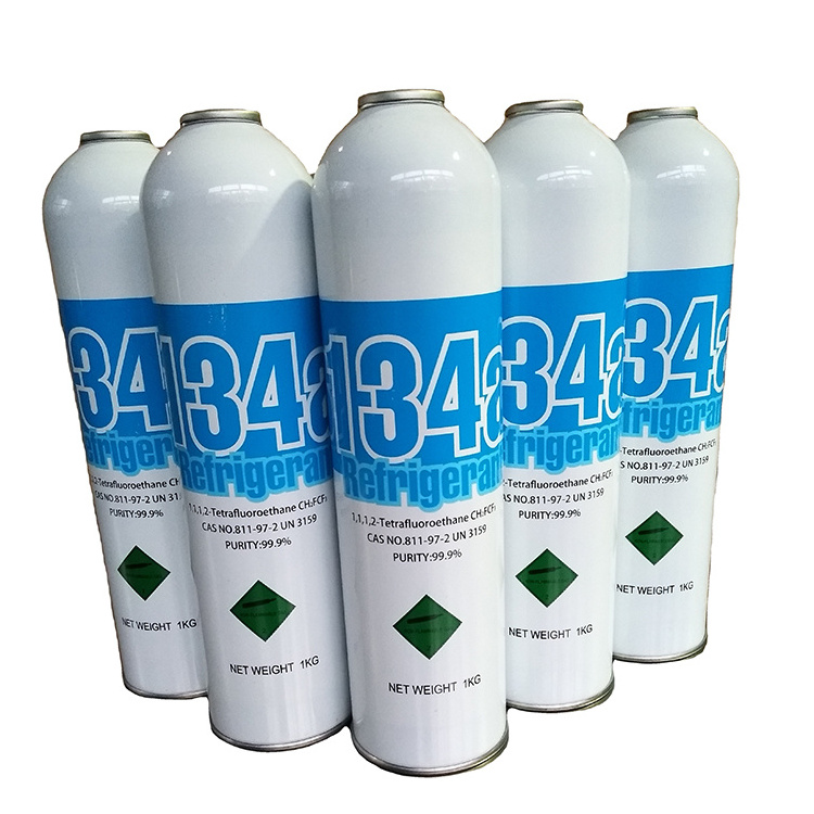 China Manufacture R134a Cooling Gas Gas Refrigerante R134 For Automobile Air Conditioners, Cold Chains, Refrigerators