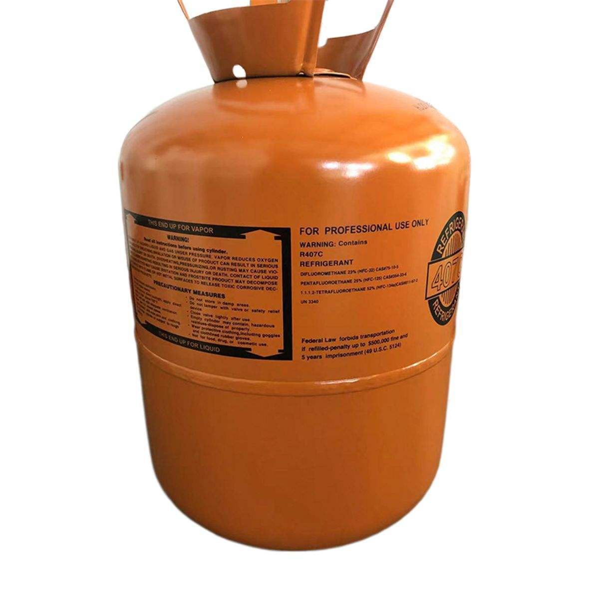 High Purity 99.9% Refrigerant R407c For Cold Storage Commercial Refrigeration