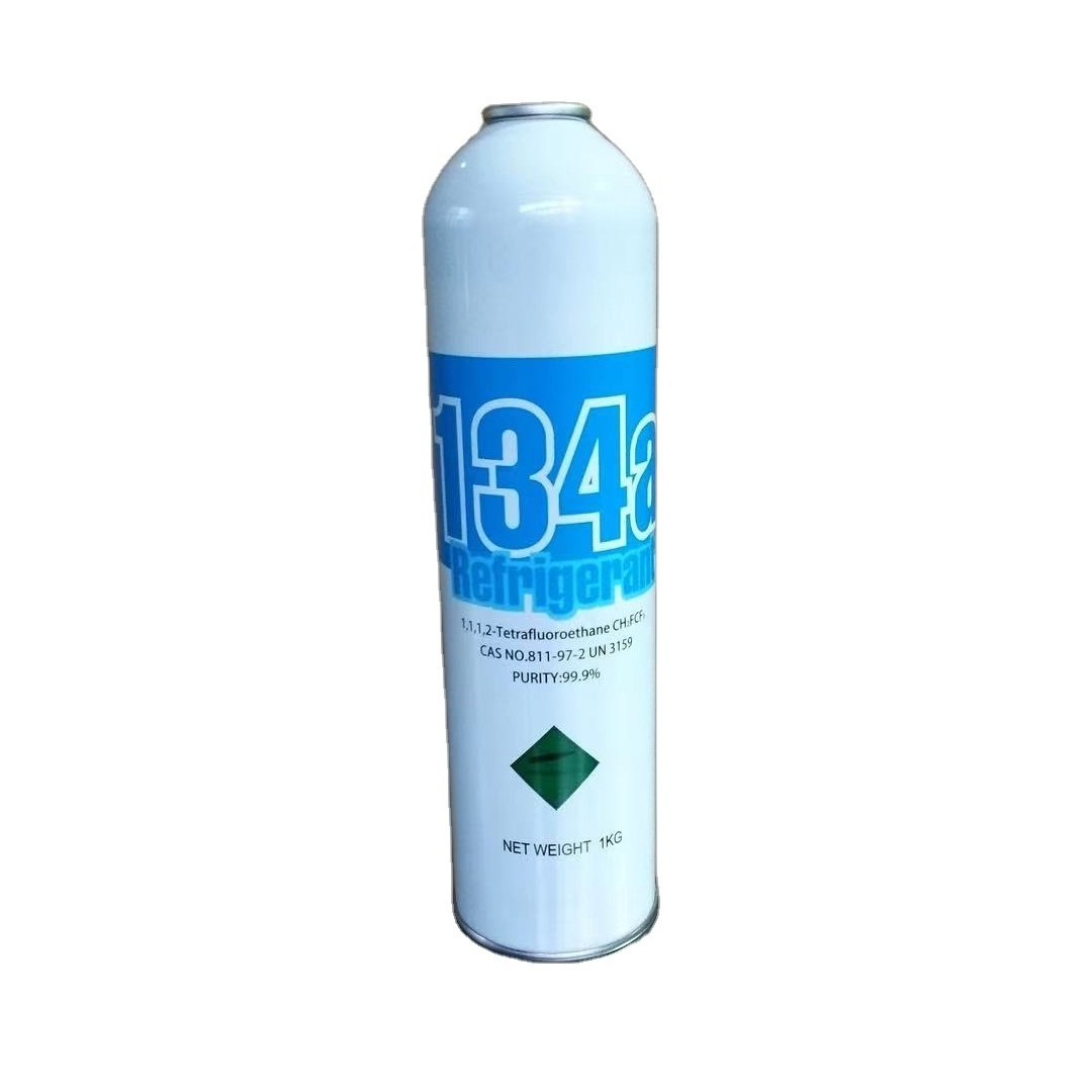 Refrigerant Gas R134a Small Can High Quality 99.9% Purity 1kg/800g/500g/340g/300g R134a