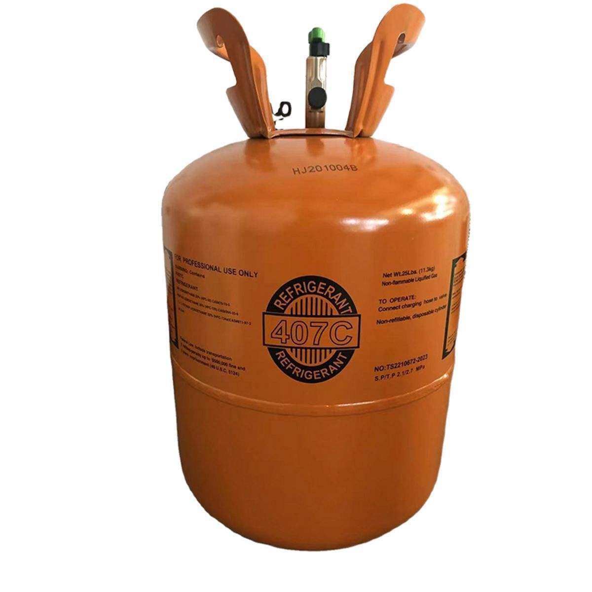 High Purity 99.9% Refrigerant R407c For Cold Storage Commercial Refrigeration