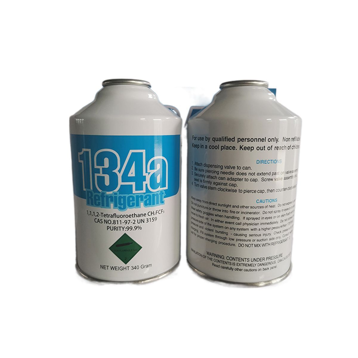 China Manufacture Refrigerant Gas 99.9% Purity 13.6 Kg R134a Refrigerant 30 Lb