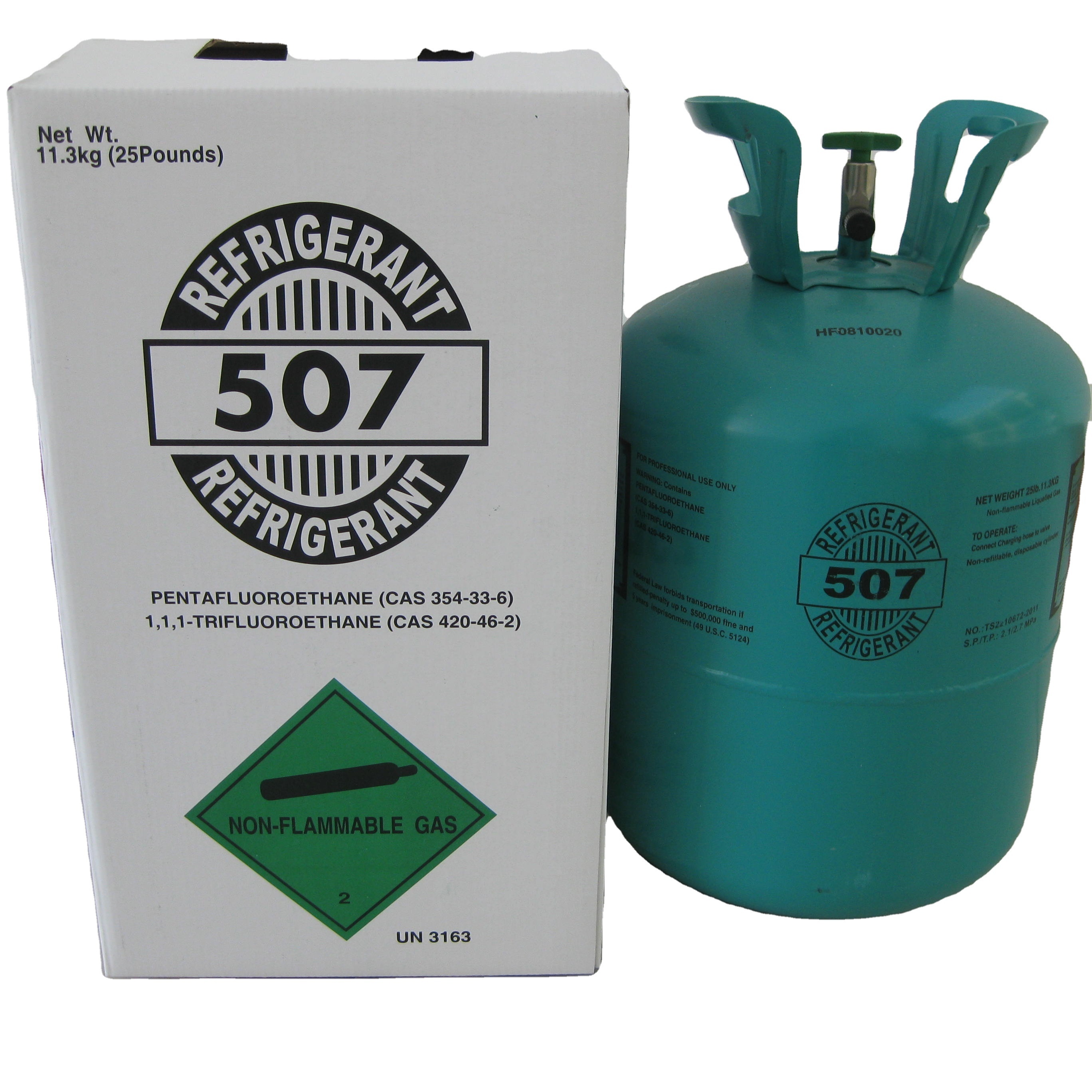 Wholesale Custom Refrigerant 11.3kg Refrigerant Gas R507 For Air Conditioner And Refrigerator