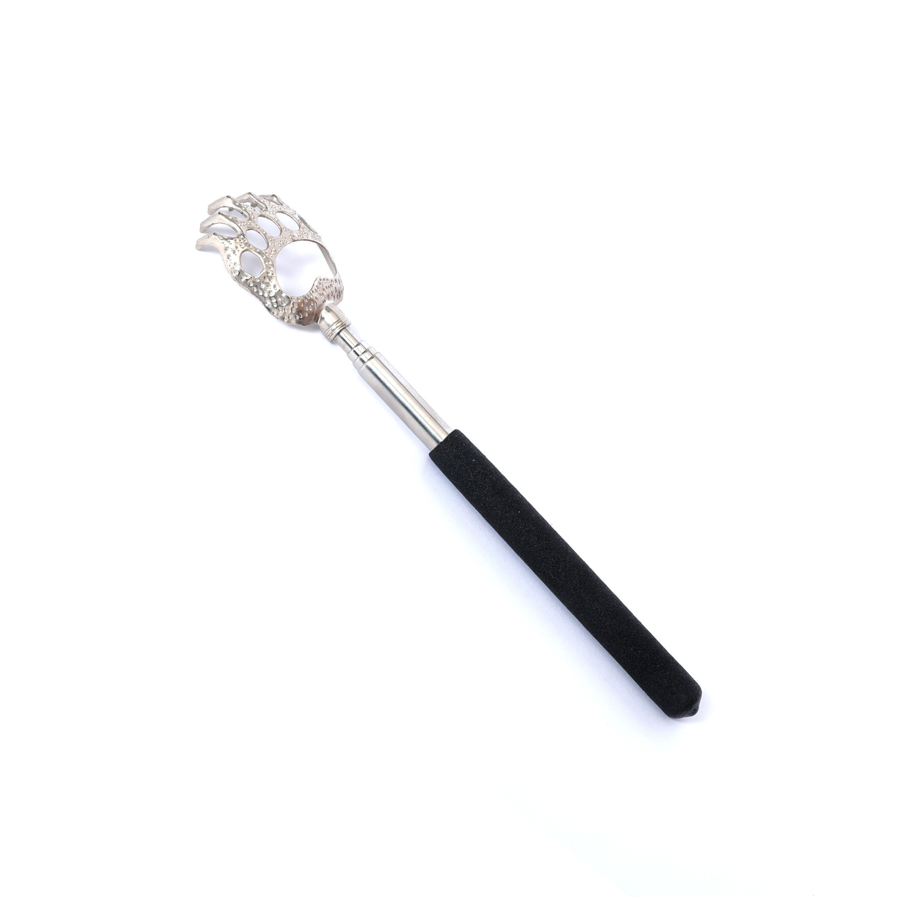 Massage Tools Stainless Steel Telescopic Bear Message Back Claw Portable Pen Clip Back Scratcher