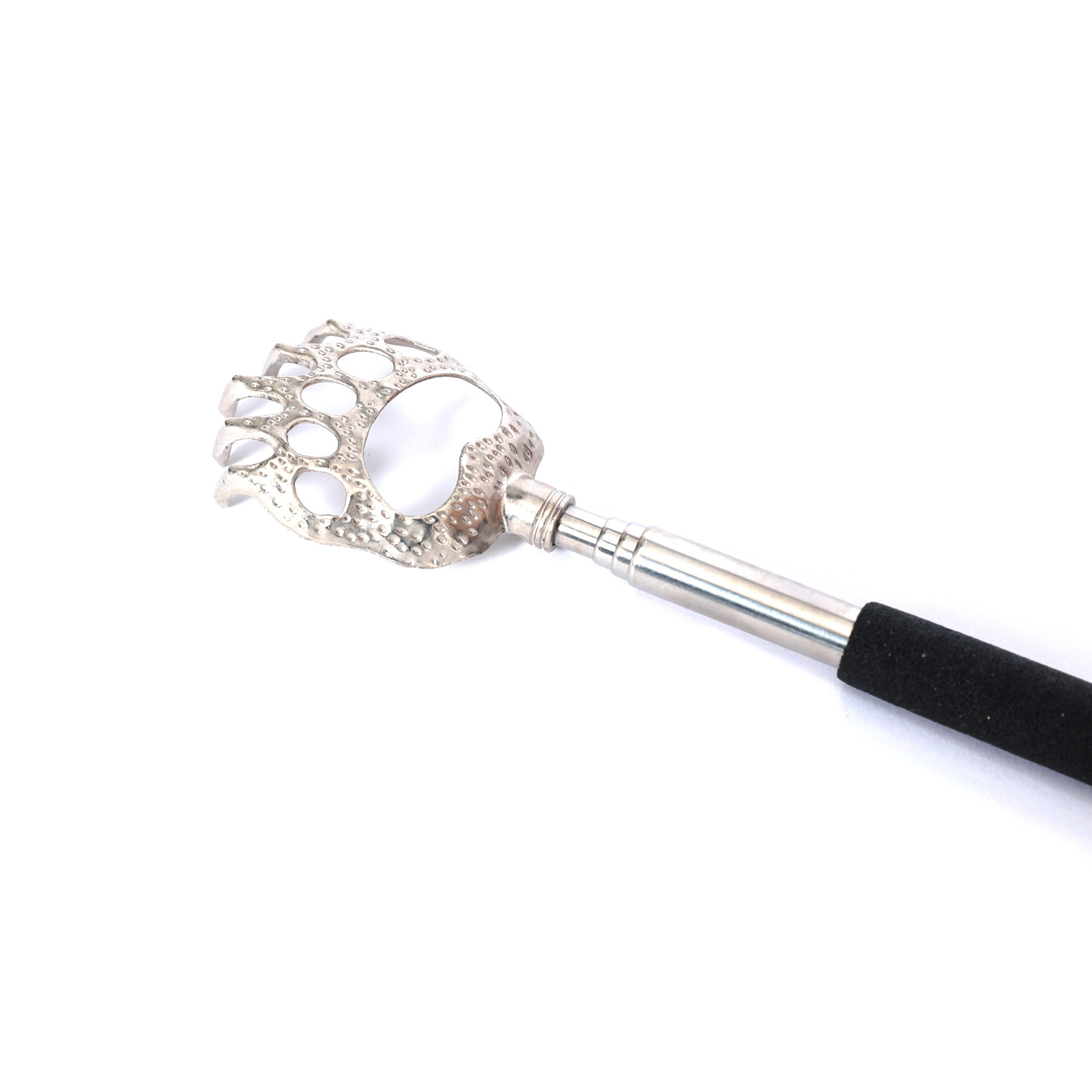 Massage Tools Stainless Steel Telescopic Bear Message Back Claw Portable Pen Clip Back Scratcher