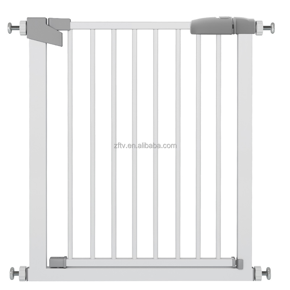 Adjustable Metal Pet Safety Gate Auto Close and Locks Baby Safety Gate