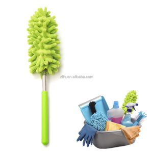 Home Car Office Cleaning Brush with Extension Pole Ceiling Fan Washable Mini Dusters Extendable Microfiber Feather Duster