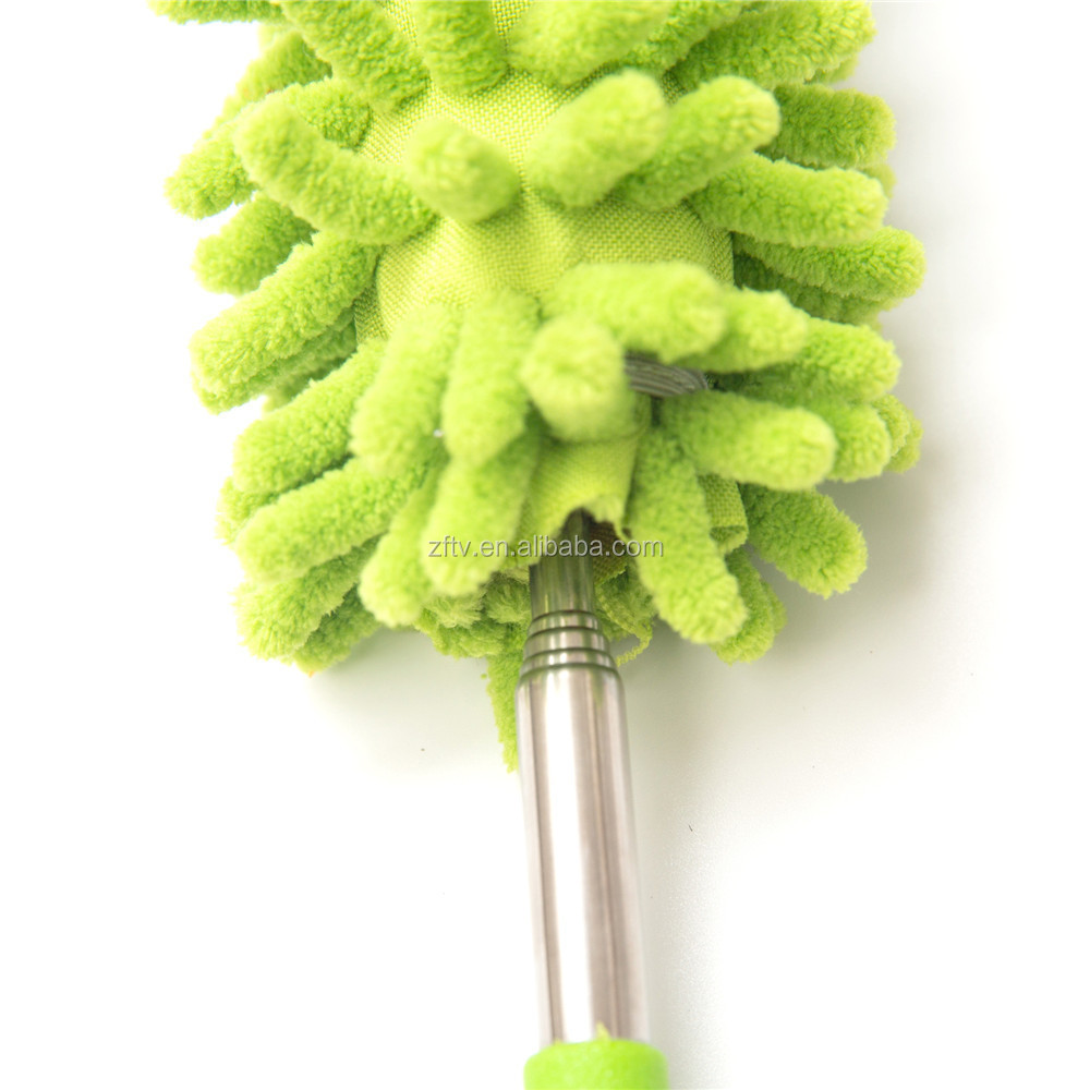 Home Car Office Cleaning Brush with Extension Pole Ceiling Fan Washable Mini Dusters Extendable Microfiber Feather Duster