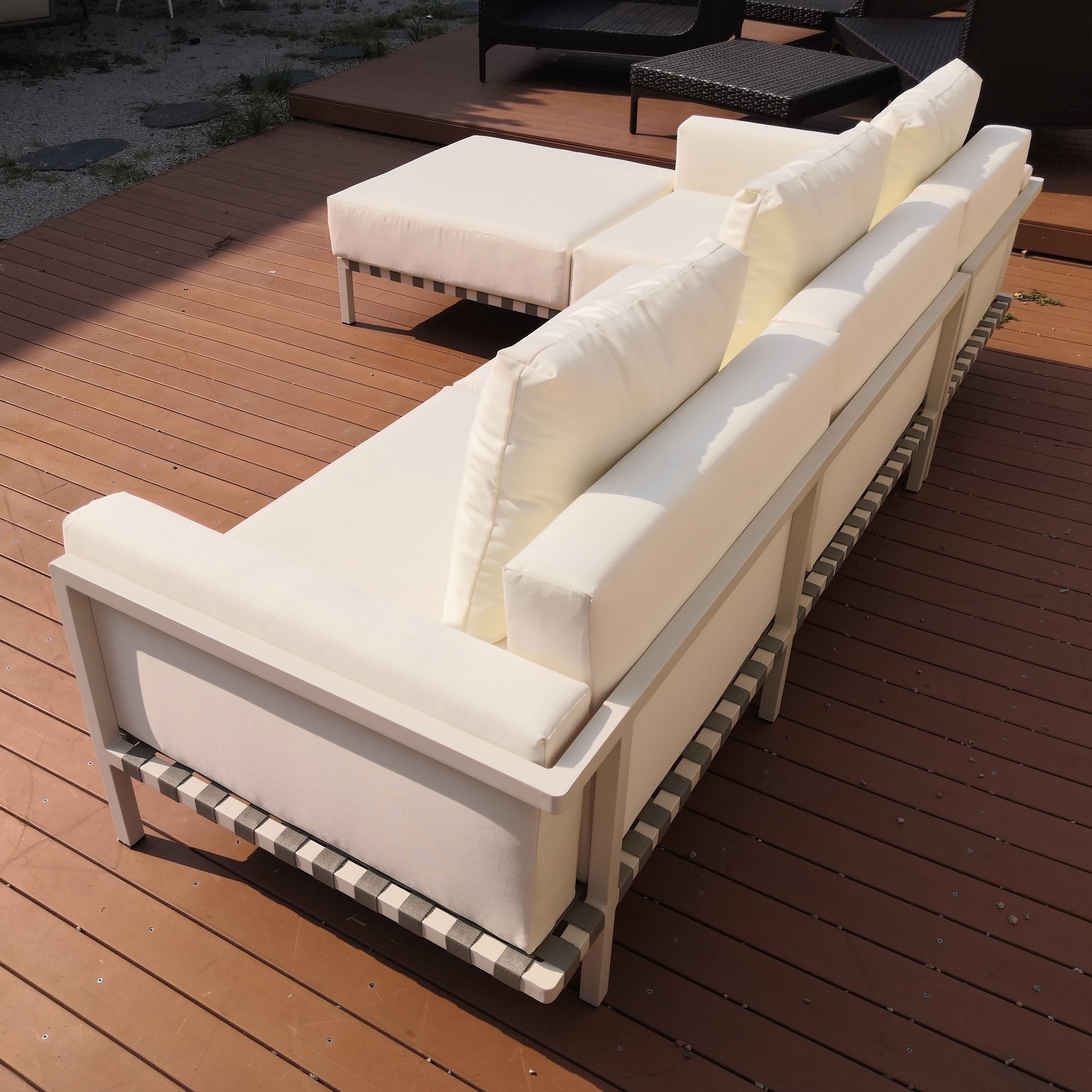 European Design Movable Modular L Sectional Modular Sofa bed Outdoor Furniture