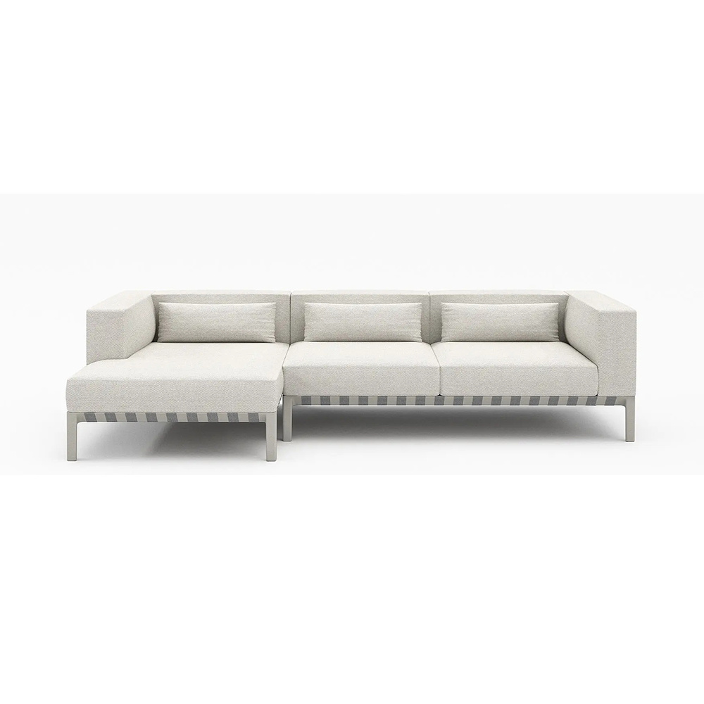 European Design Movable Modular L Sectional Modular Sofa bed Outdoor Furniture