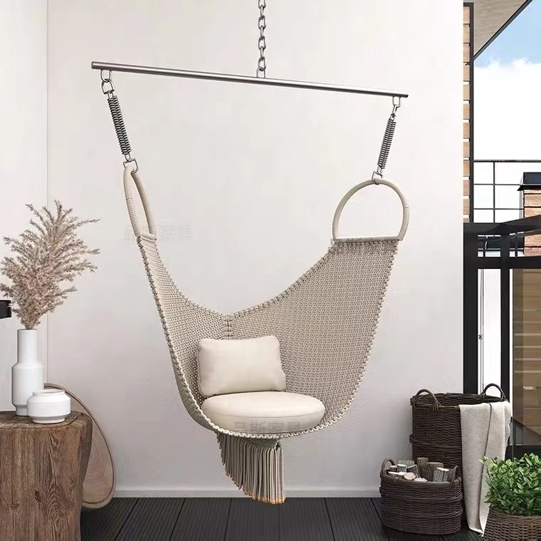 Luxury style manufacturer hammock netting patio swing chair hanging indoor outdoor hammock