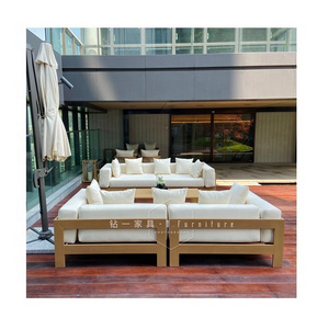 Nordic Hotel Balcony Patio Leisure Soft Combination Gardening Seats Outdoor Furniture Aluminium Sofa Set