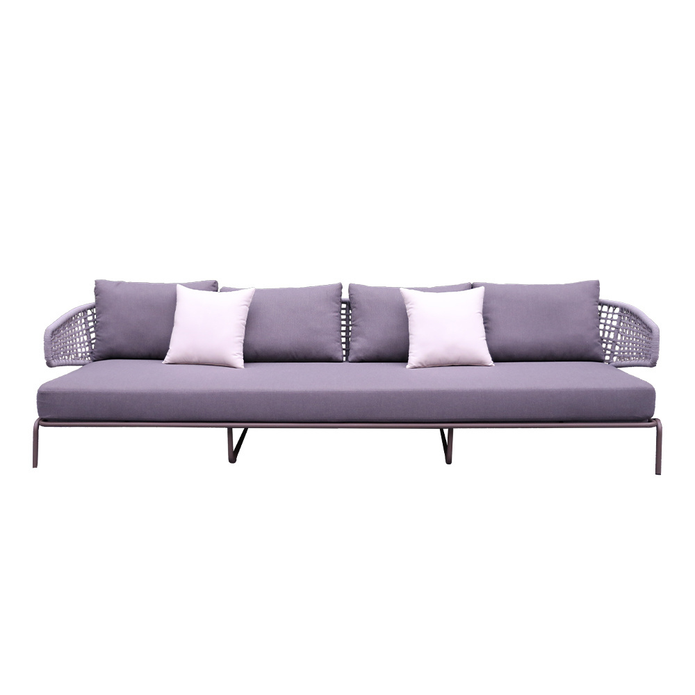 Outdoor Furniture Garden Sofa Weather Resistance Aluminum Conversation Patio Set Garden Sofa,hand made Garden Furniture