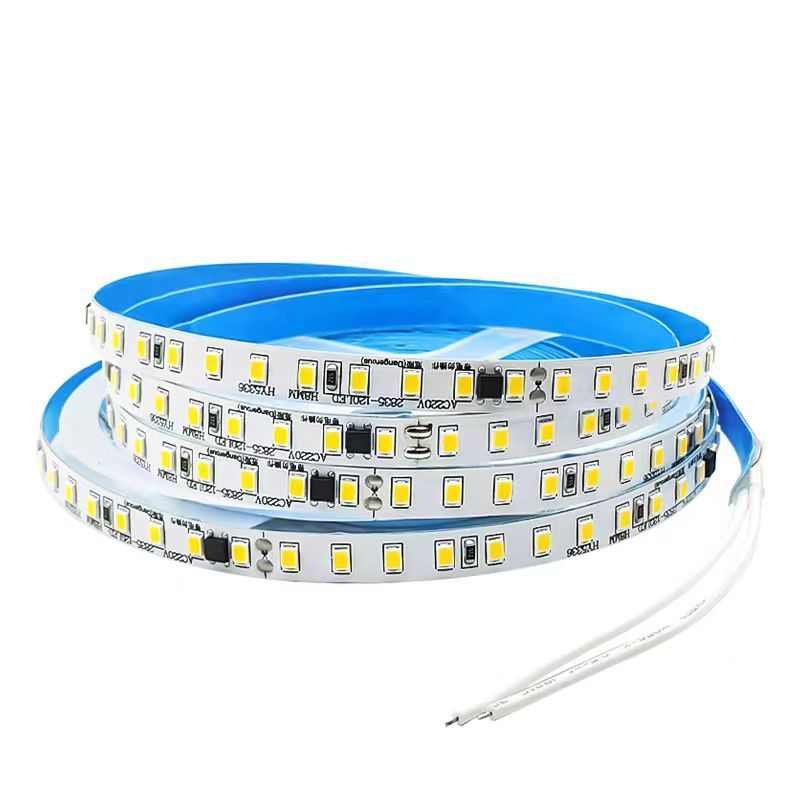 10M Red  Green Blue AC 220V high voltage soft lamp SMD2835 with 120 lamps per meter without transformer White  Warm White Light