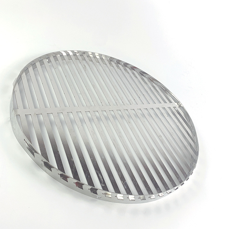 Competitive Price OEM Bbq Tray Stainless Steel Sheet Round Hanging Grill Pan Stainless Steel bbq Grill Grate grid