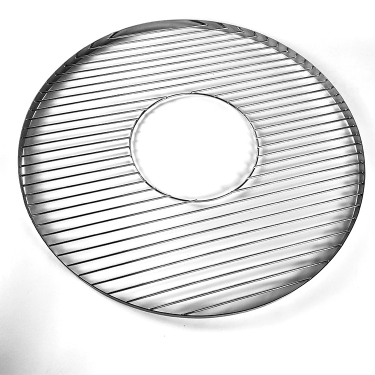 Stainless steel round grill Stainless steel wire welded outdoor fire pit barbecue special accessories for round fire pit