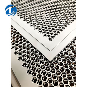 Stainless Steel Honeycomb Perforated Mesh in various aperture