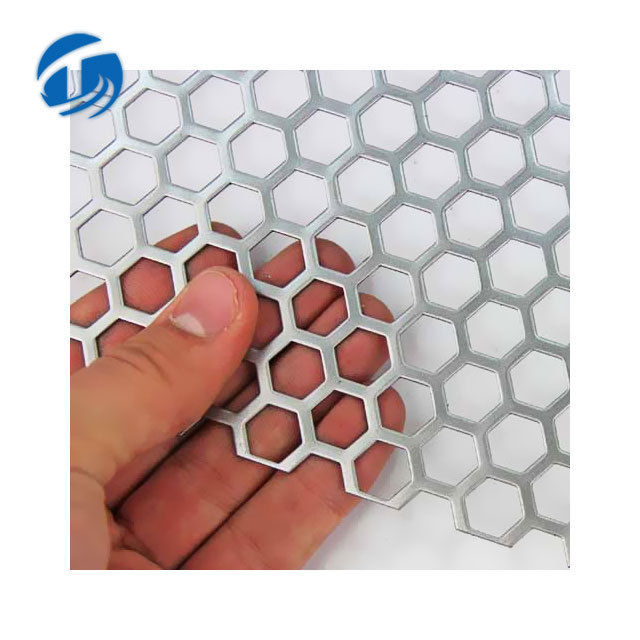 Stainless Steel Honeycomb Perforated Mesh in various aperture