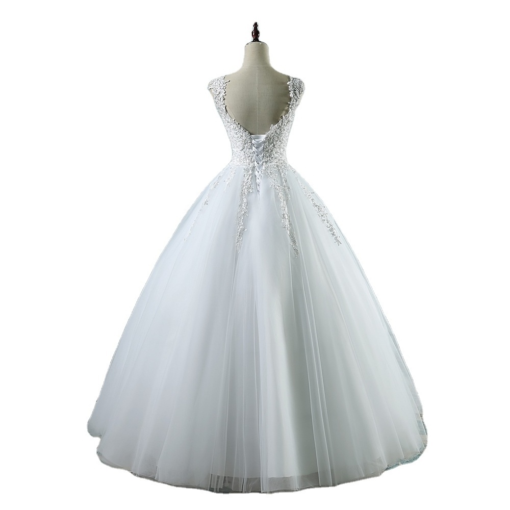 Detached Ball Gown Spaghetti Straps White Ivory Tulle Pearls Bridal Dress For Wedding Dresses 2023 Marriage Customer Made